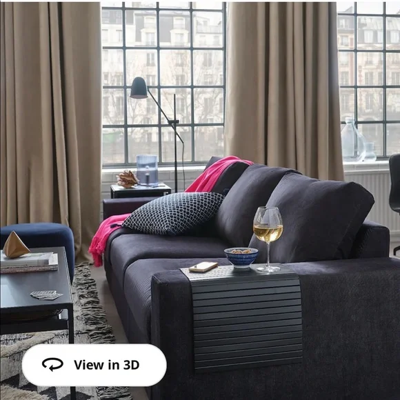 COPY - IKEA - RODEBY Armrest tray, Black - Picture 3 of 7